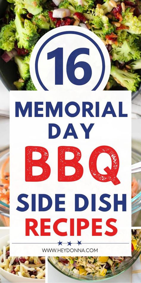 BBQ sides and salads Easy Cookout Side Dishes, Memorial Day Recipes, Cookout Sides, Bbq Side Dishes, Bbq Sides, Side Dishes For Bbq, Easy Sides, Super Busy, Dish Recipes