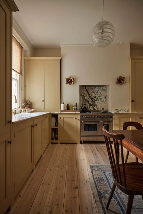 10 Beige Kitchen Ideas — How Designers are Using Neutrals | Livingetc Mad About The House, Devol Kitchens, Victorian Terrace, Yellow Kitchen, Kitchen Cabinet Colors, Up House, Living Room Flooring, Stylish Kitchen, Cabinet Colors