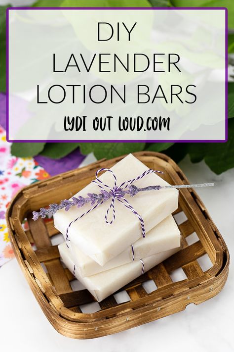 Diy Lotion Bars, Essential Oil Diy, Lotion Bars Diy, Homemade Lotion Bars, Lotion Bars Recipe, Easy Soap Recipes, Diy Soap Recipe, Lavender Lotion, Diy Body Butter