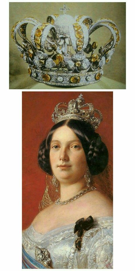 Queen Isabella Of Spain, Fountain Wedding Cakes, King And Queen Crowns, Queen Isabella, Royal Crown Jewels, Princesa Real, Spanish Royalty, Tiaras Jewellery, Jewelry Royal