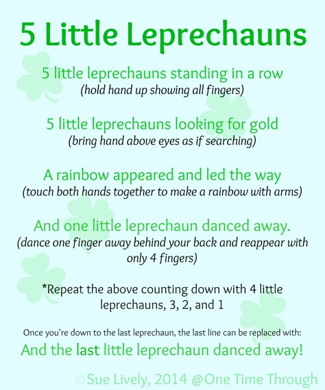 St Patricks Day Songs, March Lesson Plans, Counting Rhymes, March Preschool, March Lessons, Circle Time Songs, March Themes, St Patricks Day Crafts For Kids, St Patricks Day Crafts