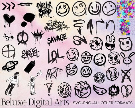 Graffiti Face, Fonts Inspiration, Silouette Cameo, Wall Art Graffiti, Trendy Fonts, Graffiti Lettering Fonts, Graffiti Doodles, Graffiti Tagging, Scrapbook Gift