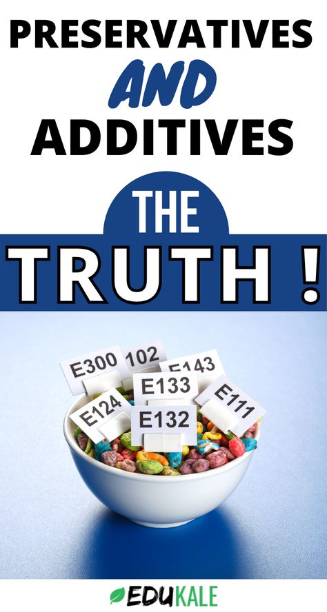 Food Additives To Avoid, Chemicals In Food, Preservatives In Food, Preservative Free Diet, Chemical Free Food, Desert Food, Good Diet, Cream Packaging, Food Education