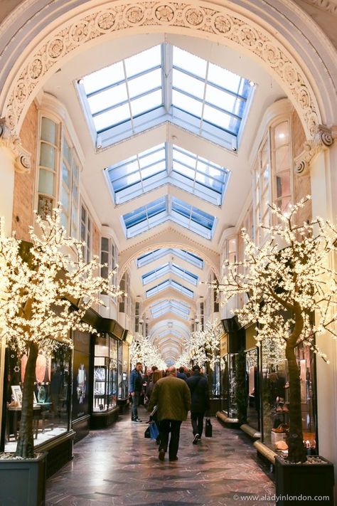 London's Burlington Arcade at Christmas Christmas In Britain, Burlington Arcade, Christmas In England, English Christmas, Christmas In Europe, London Shopping, London Architecture, London Christmas, Christmas Photography