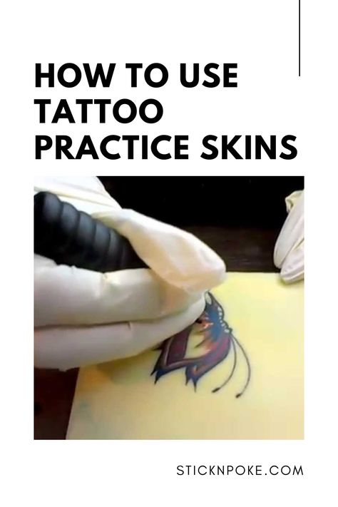 Learn To Tattoo Tutorials, How To Learn Tattooing, Tattoo Begginer Tips, Beginning Tattoo Artist, Simple Practice Tattoos, Tattoo Ideas For Beginner Artists, Stick And Poke Tutorials, Fake Skin Tattoo Practice, Practicing Tattooing