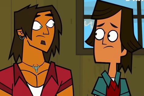 Noah And Alejandro, Alejandro And Noah Total Drama, Alenoah Total Drama, Team Escope, Noah Tdi, Total Drama World Tour, Hannah Core, Aw Yeah, Cant Help Falling In Love