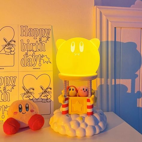 Kirby Pat Light Silicone Night Lamp Touch Sensor Atmosphere Lamp Bedroom Bedside Table Lamp Anime Figures Gift for Children _ - AliExpress Mobile Kirby Room Aesthetic, Kirby Nintendo, Bedroom Ambiance, Atmosphere Lamp, Unique Gifts For Kids, Bedroom Bedside Table, Kawaii Gifts, Anime Gifts, Bedside Table Lamps