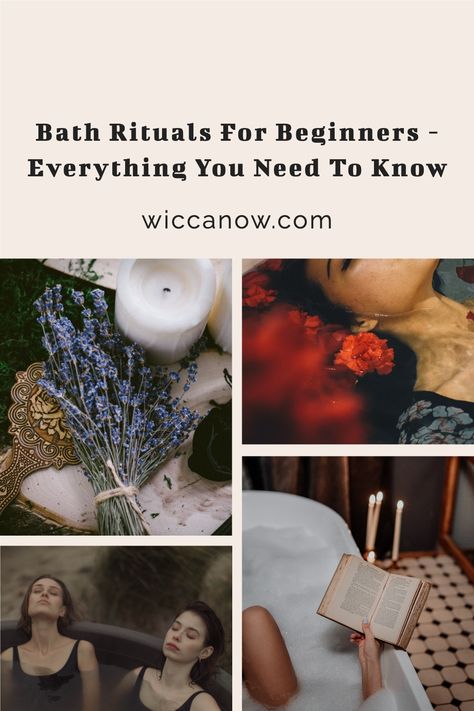 Witchcraft Bath Rituals, Ritual Bath Recipes Witchcraft, Bath Rituals Witch, Bath Witchcraft, Bath Spells, Witchcraft Crafts, Witch Bath, Bath Magic, Spiritual Cleansing Bath