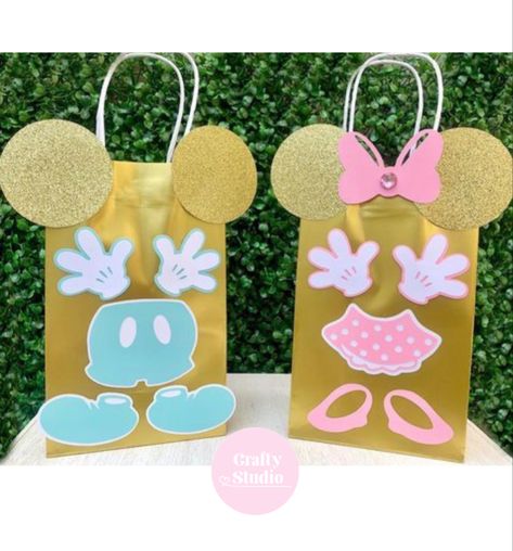 Party Favor Bag, Minnie Party, Favor Bag, Mickey Minnie, Party Favor