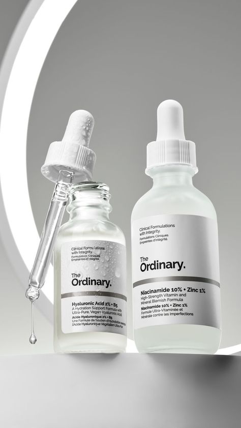 The Ordinary Zinc 1%, Ordinary Hyaluronic Acid Serum, Original Skincare Products, Hydrated Skin Face, Go To Skincare, The Ordinary Hyaluronic Acid 2% + B5, The Ordinary Niacinamide 10% + Zinc 1%, Niacinamide The Ordinary, Original Serum