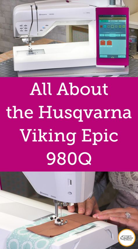 Viking Sewing Machine Tutorials, Handi Quilter Avante, Husqvarna Viking Sewing Machines, Sewing Machine Tension, Ladybug Outfits, Stitch Techniques, Viking Sewing Machine, Interactive Video, Handi Quilter