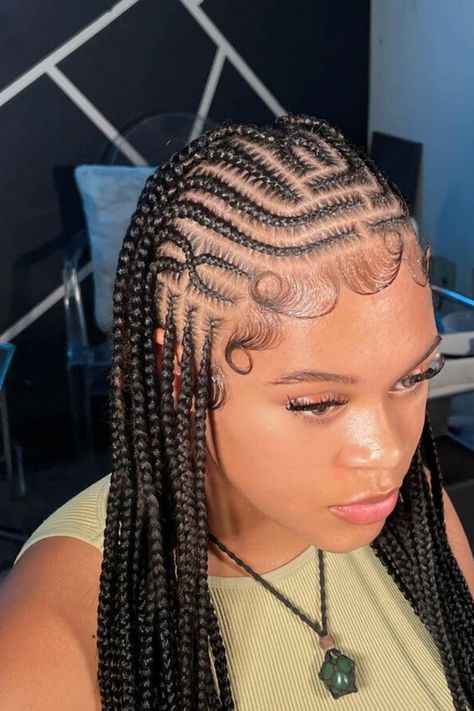 40 Fulani Braids Hairstyles – Scan to Talk Braids With Designs, Braids Designs, Braiding Patterns, Hair Braid Designs, Braided Hairstyles For Black Women Cornrows, Feed In Braids Hairstyles, Box Braids Hairstyles For Black Women, Braided Cornrow Hairstyles, Braids Hairstyles Pictures