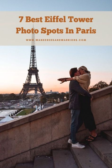 7 Best Eiffel Tower Photo Spots In Paris Eiffel Tower Spots, Best Eiffel Tower Photo Spots, Eiffel Tower Aesthetic, Photos In Paris, Eiffel Tower Photo, Spots In Paris, Photography List, Eiffel Tower At Night, Romantic Paris