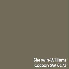 Sherwin-Williams Cocoon (SW 6173) Sherwin Williams Brown, Bathroom Paint Colors Sherwin Williams, Paint Colors Sherwin Williams, Warm Neutral Paint Colors, Bathroom Paint, Paint Color Inspiration, Bathroom Paint Colors, Green Paint Colors, Sherwin Williams Paint Colors