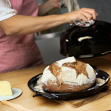 How do you feel when you open your Bread Cloche and your loaf looks like that? 🤩 Add to that the sweet aroma of freshly baked bread filling your kitchen and your afternoon could not get any better. 🍞

What’s your secret to a perfect loaf? Share with us in the comments! 💬 Bread Cloche, Emile Henry, Bread Oven, Baking Bread Recipes, Simple Recipes, Freshly Baked, Bread Baking, Recipe Book, Best Friend