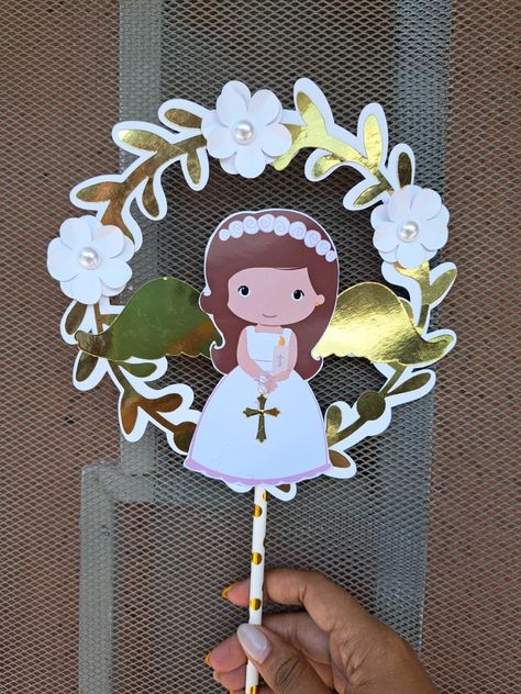 First Communion Decorations, Communion Decorations, Cute Doodles Drawings, Paper Flowers Diy, Doodle Drawings, Flowers Diy, First Communion, Cute Doodles, Christmas Angels