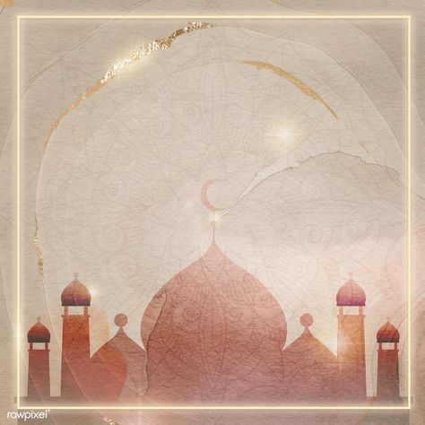 Golden square Eid Mubarak frame | free image by rawpixel.com / katie Eid Mubarak Frame, Image Ramadan, Eid Wallpaper, Ramadan Eid Mubarak, Wallpaper Ramadhan, Islamic Design Pattern, Eid Mubarak Wallpaper, Islamic Frame, Eid Background