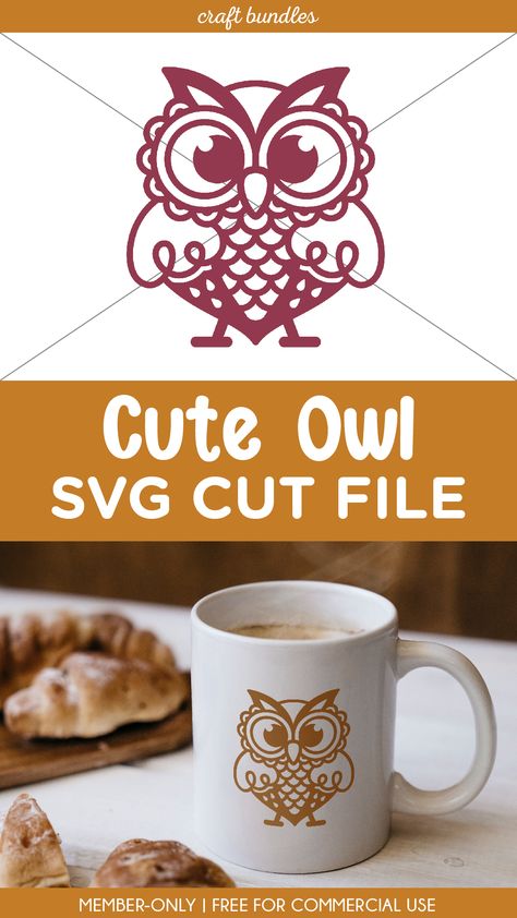 Free Cricut Images, Owl Svg, Silhouette Cameo Crafts, Projets Cricut, Maker Project, Image Svg, Cricut Projects Beginner, Free Cut Files, Cricut Free