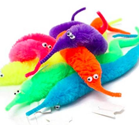 Worm On A String, Stuffed Animals, Toys, Animals