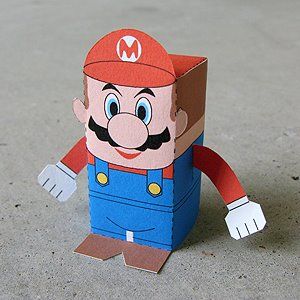 Super Mario - Another printable - go to the website, there are alot more Mario Valentines Boxes For Boys, Valentine's Boxes, Valentines Card Holder, Mario Crafts, Kids Valentine Boxes, Valentine Card Box, Valentine Boxes, Valentine Mailbox, Mario Bros Party