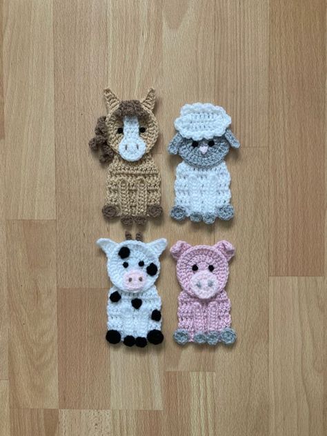 Farm Friends Crochet Applique Pattern Instant Pdf Download 🥰 Elevated Inspiration Awaits - Visit Our Website 🙌 crochet applique eye, crochet applique earrings, crochet applique easter, crochet applique elephant free pattern, crochet applique evil eye, crochet baby blanket with elephant applique, free crochet pattern for elephant applique, easy crochet applique patterns free free Applique Patterns Free, Crochet Applique Patterns, Evil Eye Crochet, Eye Crochet, Friends Crochet, Easter Applique, Crochet Applique Patterns Free, Crochet Deer, Elephant Applique