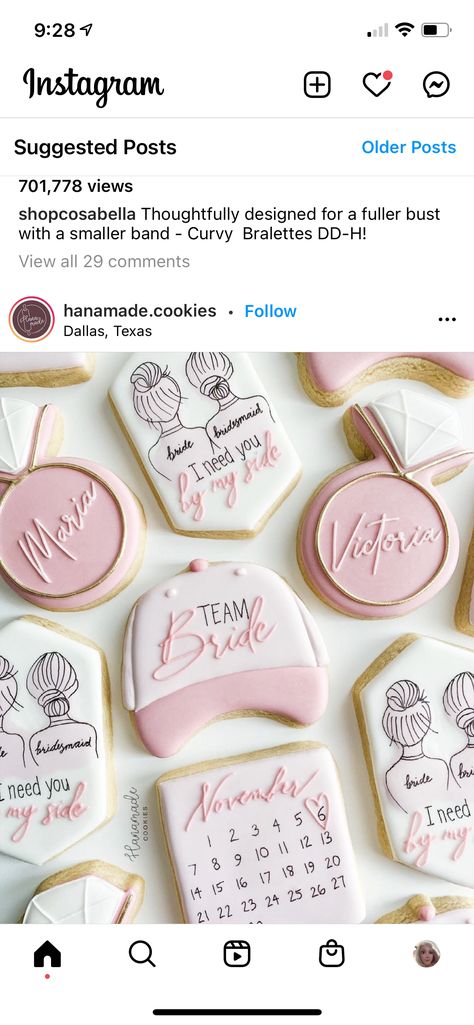 Maid Of Honor Cookies, Bridesmaid Cookies Decorated, Bride To Be Cookies Decorated, Bridesmaid Dress Cookies, Team Bride Cookies, Hen Party Cookies, Bachelorette Decorated Cookies, Will You Be My Bridesmaid Cookies, I Do Crew Cookies