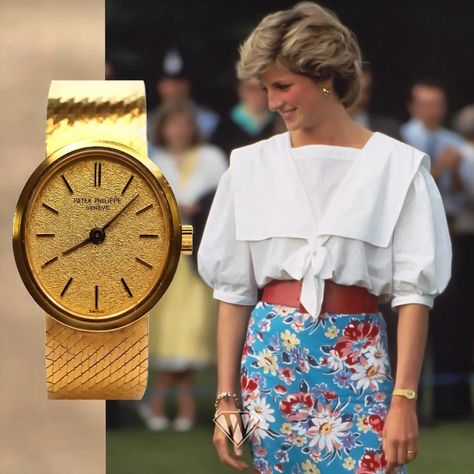 Patek Philippe Gold, Gold Woven Bracelet, John Spencer, Weave Bracelet, Cartier Tank Francaise, St Paul's Cathedral, Lady Diana Spencer, Philippe Model, Charity Work