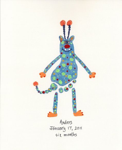 HANDPRINT cartoon Monster Valentines, Monster Crafts, Footprint Crafts, Footprint Art, A Giraffe, Handprint Crafts, Handprint Art, Monster Party, Fathers Day Crafts