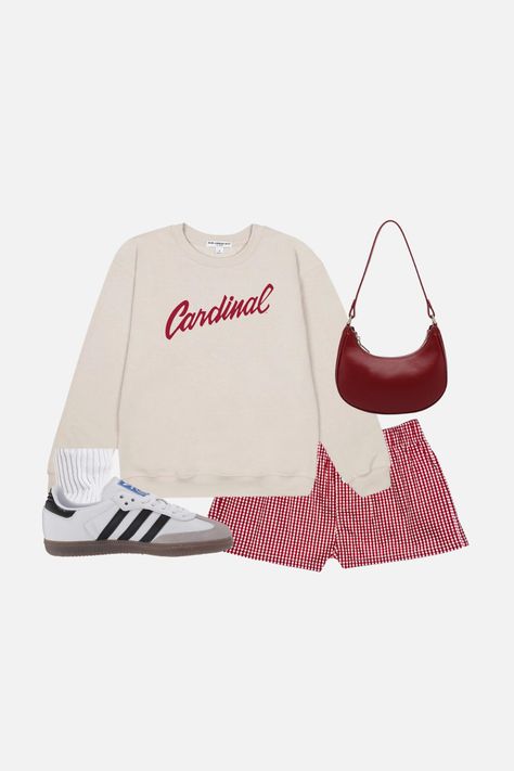 Check out this easy, casual, and comfy spring outfit made with 2024 spring fashion trends. Click to shop and view more spring 2024 outfit ideas. Trending Summer Outfits 2024 Women, Cute Casual College Outfits, Boxer Short Outfits, Comfy College Outfit, Nantucket Vibes, Shorts Outfit Idea, Boxers Outfit, Boxer Outfit, Spring Outfit Ideas For Women