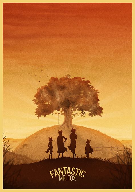 Wes Anderson Posters, Fantastic Mr Fox Poster, Posters Reference, Mr Fox Movie, Fantastic Mr Fox Movie, Wes Anderson Poster, Fantastic Fox, Fox Poster, Best Movie Posters