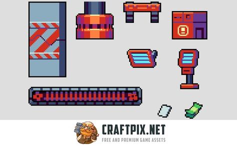 Free Industrial Zone Tileset by Free Game Assets (GUI, Sprite, Tilesets) Tileset Pixel Art, Free Game Assets, Male Body Art, Pixel Art Characters, Art Factory, Pixel Games, Free Game, Game Assets, I Am Game