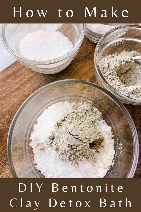 Making a DIY Bentonite clay detox bath is a simple and easy way to cleanse your body naturally. The best part is how it’s going to make you feel after taking this detox bath, which is amazing! And who doesn’t love a good excuse to take a relaxing bath? Bentonite Clay Detox Bath, Bentonite Clay Bath, Detoxifying Bath Soak, Bentonite Clay Detox, Detox Bath Recipe, Bath Soak Recipe, Diy Detox, Baking Soda Bath, Bath Detox