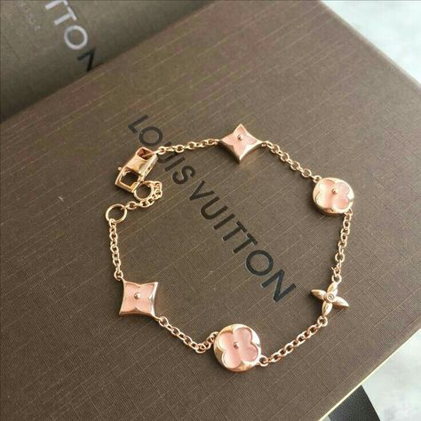 ❁ 𝓟𝓲𝓷𝓽𝓮𝓻𝓮𝓼𝓽: @𝓳𝓪𝓬𝓮𝔂𝔁𝔁 ❁ Louis Vuitton Pink, Accesories Jewelry, Dope Jewelry, Classy Jewelry, Expensive Jewelry, Alam Semula Jadi, Girly Jewelry, Pink Bracelet, Jewelry Inspo