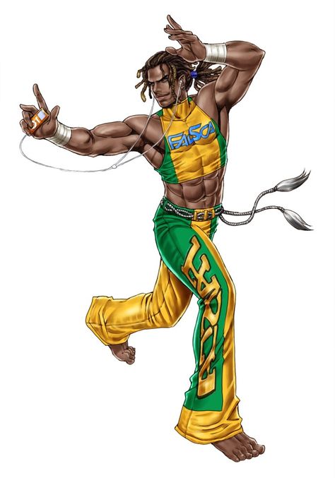 Eddy Tekken, Capoeira Anime, Eddy Gordo, Martial Arts Fashion, Tekken Cosplay, Tekken Wallpaper, Tekken 3, Video Game Images, Game Of Survival