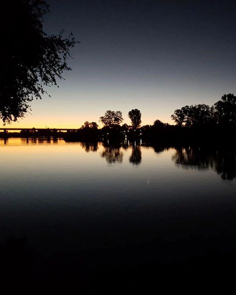 There's just something about sunrises and water #sunrise #reflection #silhouette Water, Quick Saves