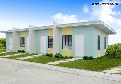 amyra rowhouse St. Joseph Homes – Calamba #RealEstate #HomesForSale #HouseHunting #LagunaPH Tiny House Plans Free, Small Apartment Building Design, Row House Design, Cottage House Designs, Small House Blueprints, Small Apartment Building, Philippine Houses, House And Lot, Hostels Design