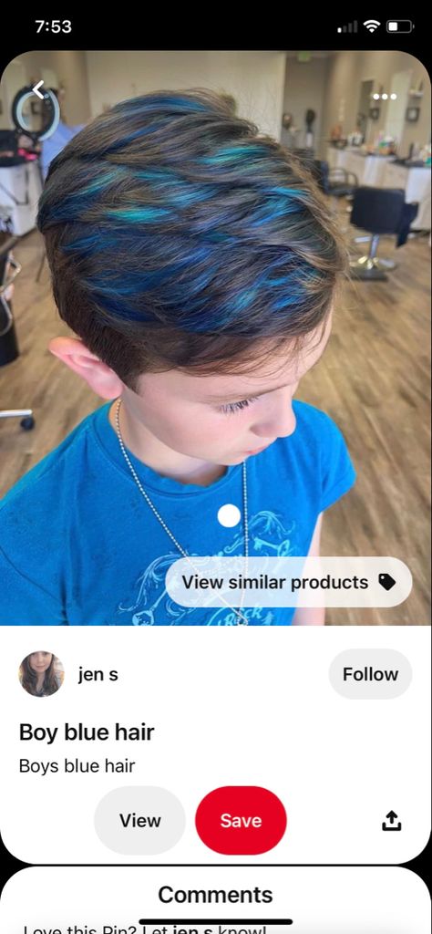 Boy Hair Dye Ideas, Boy Hair Color Ideas, Boys Hair Color Ideas, Boys Hair Dye Ideas, Boy Hair Color, Blonde Hair With Blue Tips, Boys Hair Highlights, Blue Tips Hair, Boys Dyed Hair