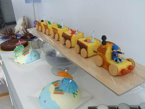 Gateau train Kids Recipe, Train Cake, Train Party, Happy Birthday Baby, Kids Recipes, Fun Kids Food, 2nd Birthday, Kids Meals, Kids Birthday