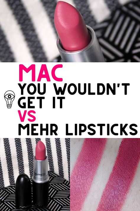 Mac Mehr Lipstick Swatch, Mac You Wouldnt Get It, Mac Mehr Lipstick, Lip Liner Drugstore, Olive Skin Lipstick, Mac Mehr, Best Lipstick Brand, Mac Lip Liner, Mac Lipstick Colors