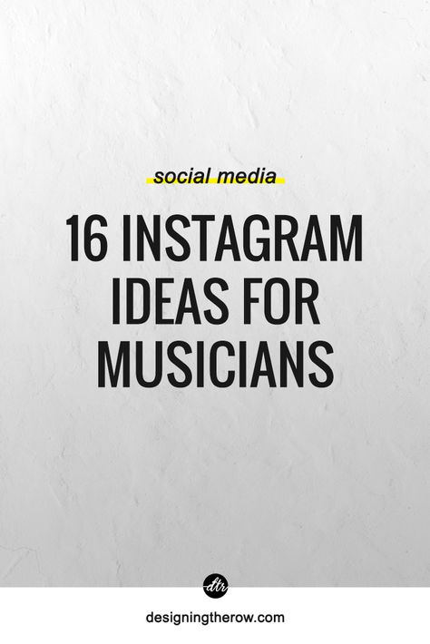 16 Instagram Ideas for Musicians — Designing the Row Bio Insta, Music Industry Business, Instagram Username Ideas, Music Mixing, Insta Bio, Free Audio, Music Writing, Dr Congo, Music Page