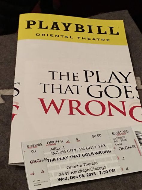 ChiIL Mama: REVIEW: The Play That Goes Wrong at Chicago’s Oriental Theatre Through December 16th, 2018 The Play That Goes Wrong, Chicago Theatre, Theatre Scene, Kids Theater, 2024 Christmas, Theatre Kid, Broadway, Chicago, Christmas