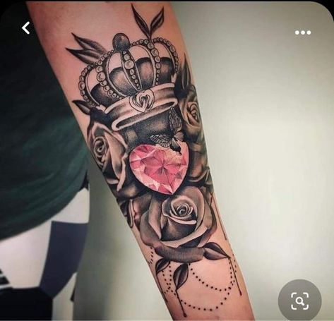 Dream Tattoo Ideas, Crown Tattoos For Women, Tattoos Abstract, Tattoo Ideas Unique, Wrist Tattoo Cover Up, Tattoo Artist Tattoo, Arm Sleeve Tattoos For Women, Abstract Tattoos, Tattoo Design Tattoo