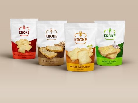 Kroke . Tostas/Bread Rusks on Behance Rusk Packaging, Sage Plant, Luxury Packaging Design, Packaging Designs, Luxury Packaging, Chip Bag, Packaging Design, Snack Recipes, Chips