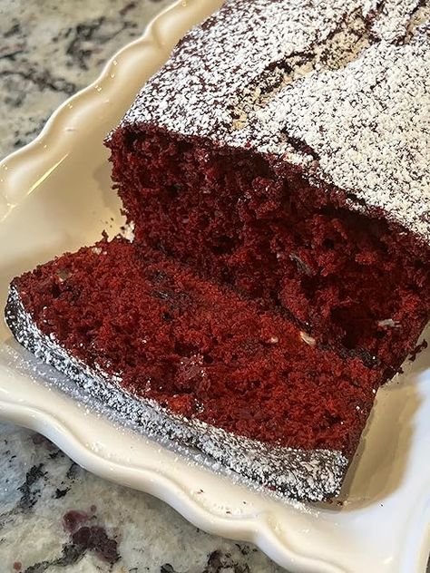 Red Velvet Banana Bread #baking Red Velvet Banana Bread, Marshmallow Crochet, Loopy Whisk, Banana Desserts, Velvet Cakes, Baking Shop, Broccoli Fritters, Apple Cakes, Banana Treats