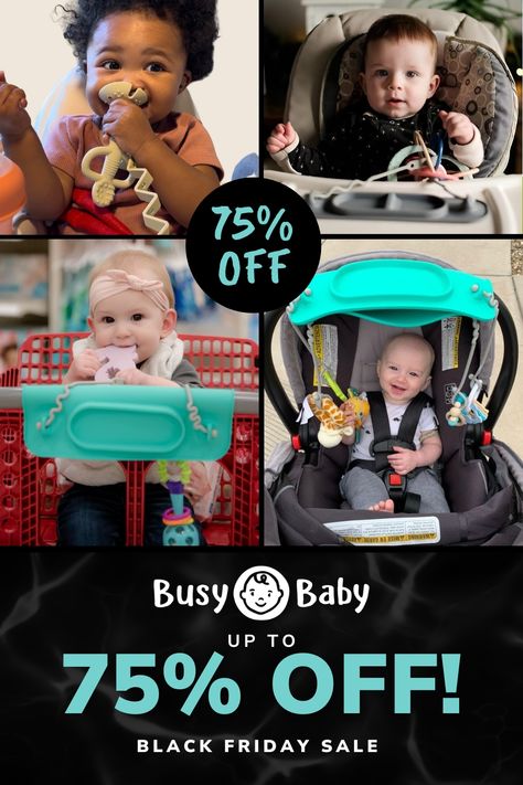 Black Friday starts NOW! Save 25-75% on ALL Busy Baby products—don’t miss out!https://busybabymat.com/collections/sale #BusyBabySale #BlackFriday Baby Sale, Start Now, Special Promotion, Baby Products, Black Friday Sale, Black Friday, Black