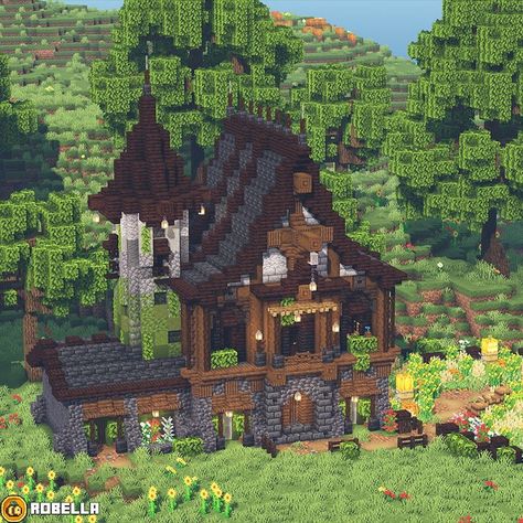 #minecraft #minecraftbuilds #minecrafthouses #minecraftserver #minecraftideas #minecraftmemes #minecraftjava #minecraftbuilddesigns #minecraftdaily #inspiration #creative #mojang #terralith #cottagecore #aestheticminecraft #cozycore #vanillabuilds #vanillatweaks #bettervanillabuilding #medievalminecraft #minecraftseeds #mcyt House With Tower, Minecraft Medieval Village, Tower Minecraft, Minecraft Tower, Medieval Cottage, Minecraft Building Blueprints, Minecraft Starter House, Minecraft Kingdom, Minecraft City Buildings