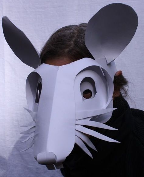 Rat Mask, Haunted Circus, Mouse Mask, Cardboard Mask, Nutcracker Costumes, Paper Masks, I Love Art, Wolf Costume, Monster Mask