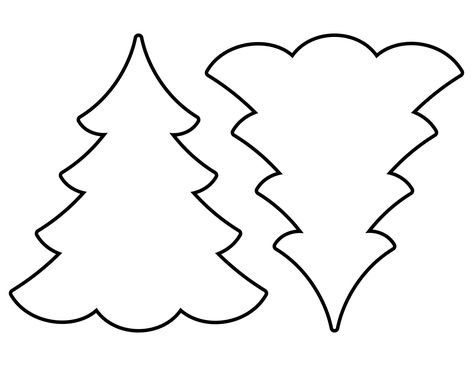 Felt Christmas Tree Printable Template Felt Christmas Tree Pattern Templates Free Printable, Free Tree Templates, Christmas Tree Outline Templates, Stencil Christmas Tree, Free Tree Patterns, Felt Christmas Tree Template, Cardboard Christmas Tree Template Free Printable, Pine Tree Template Free Printable, Christmas Tree Wood Cutout