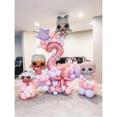 Lol Surprise Balloon Decorations, Lol Balloon Decorations, Surprise Party Themes, Adult Disney Shirts, Balloons Decor, Birthday Morning, Bouquet Arrangement, Balloons Decoration, Balloons Decorations