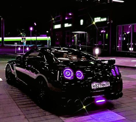 Neon Car, Nissan Gtr R34, Gtr Car, R35 Gtr, Toyota Supra Mk4, Purple Car, Nissan Gtr R35, Gtr R35, Best Jdm Cars